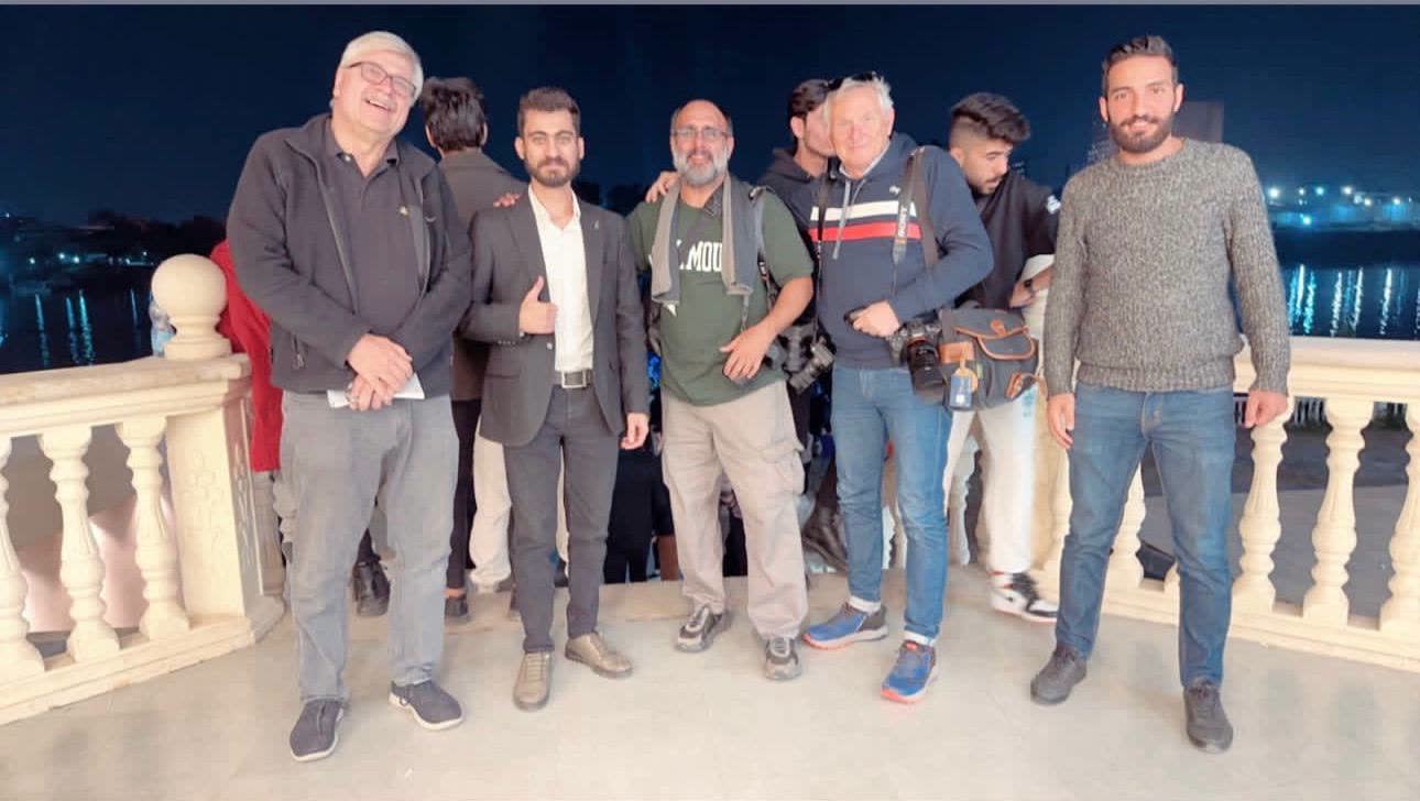 With the visiting press and photographers covering the Baghdad event, 2023